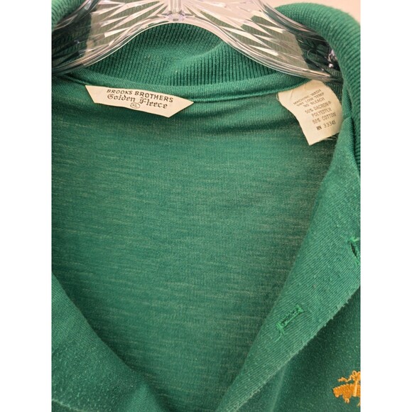 BROOKS BROTHERS Men's Long Sleeve T-Shirts/POLO 100%Cotton XL Green - Picture 2 of 7